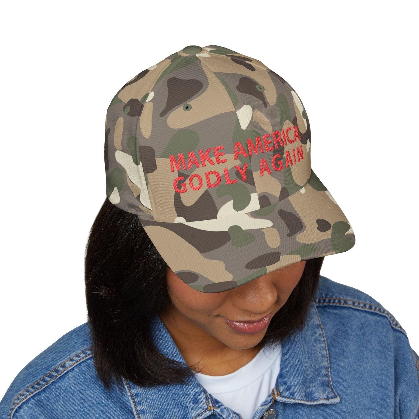 Embroidery Cap - "Make America Godly Again" | Adjustable Closed-Back Hat for Faith Seekers, Gift for Patriotic Events, Church [...]