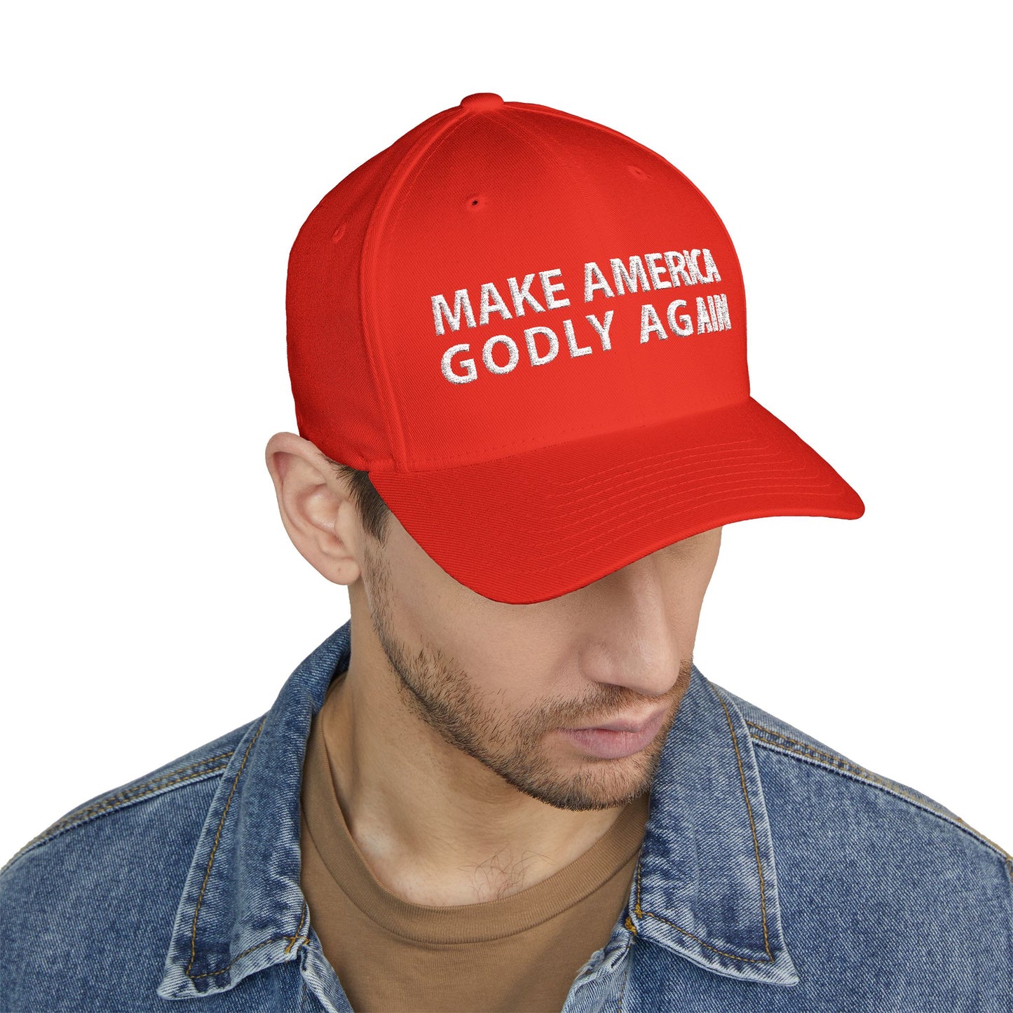 Embroidered MAGA Cap - Make America Great Again Heart Cry Hat