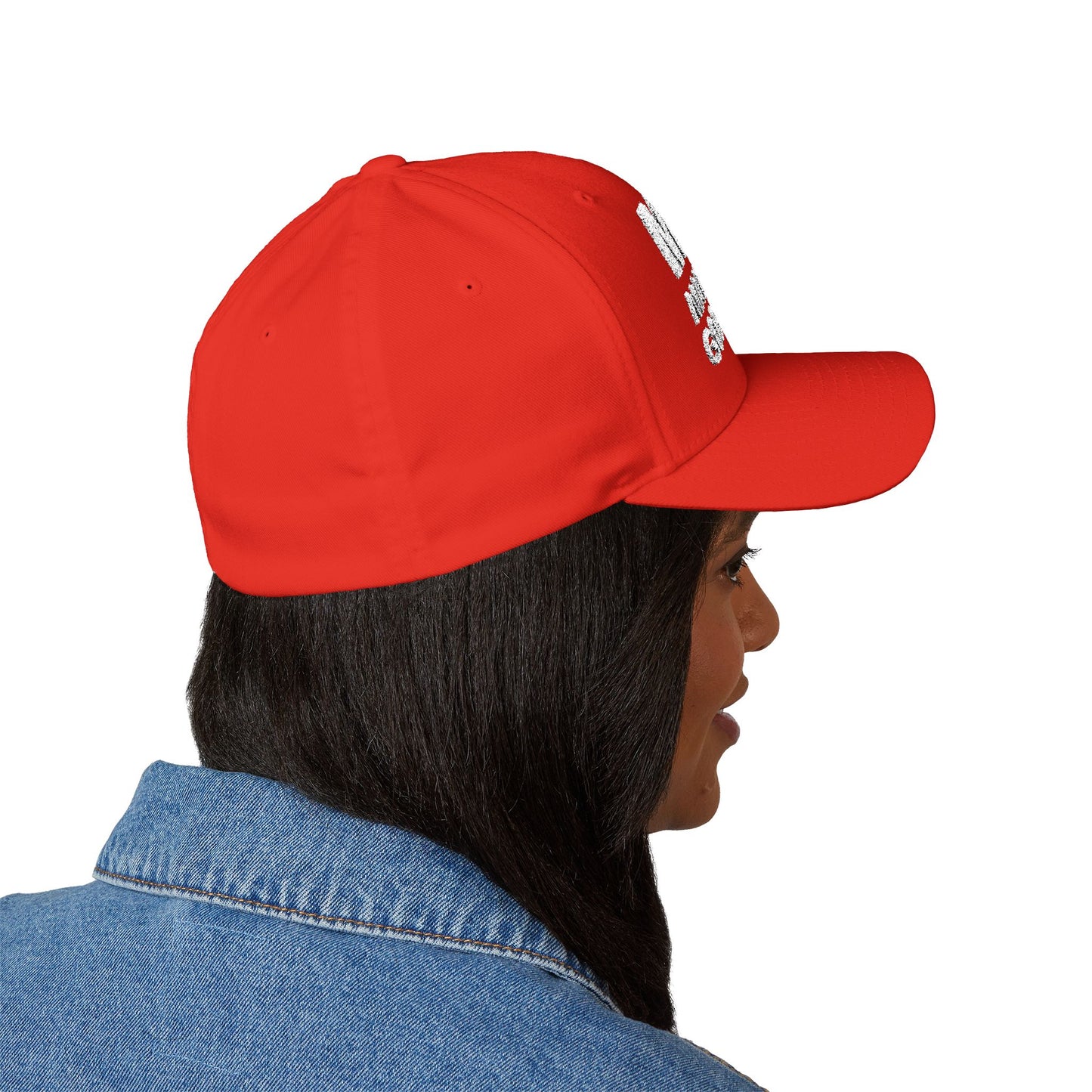 Embroidered Structured Cap - Make America Great Again Heart Cry Hat