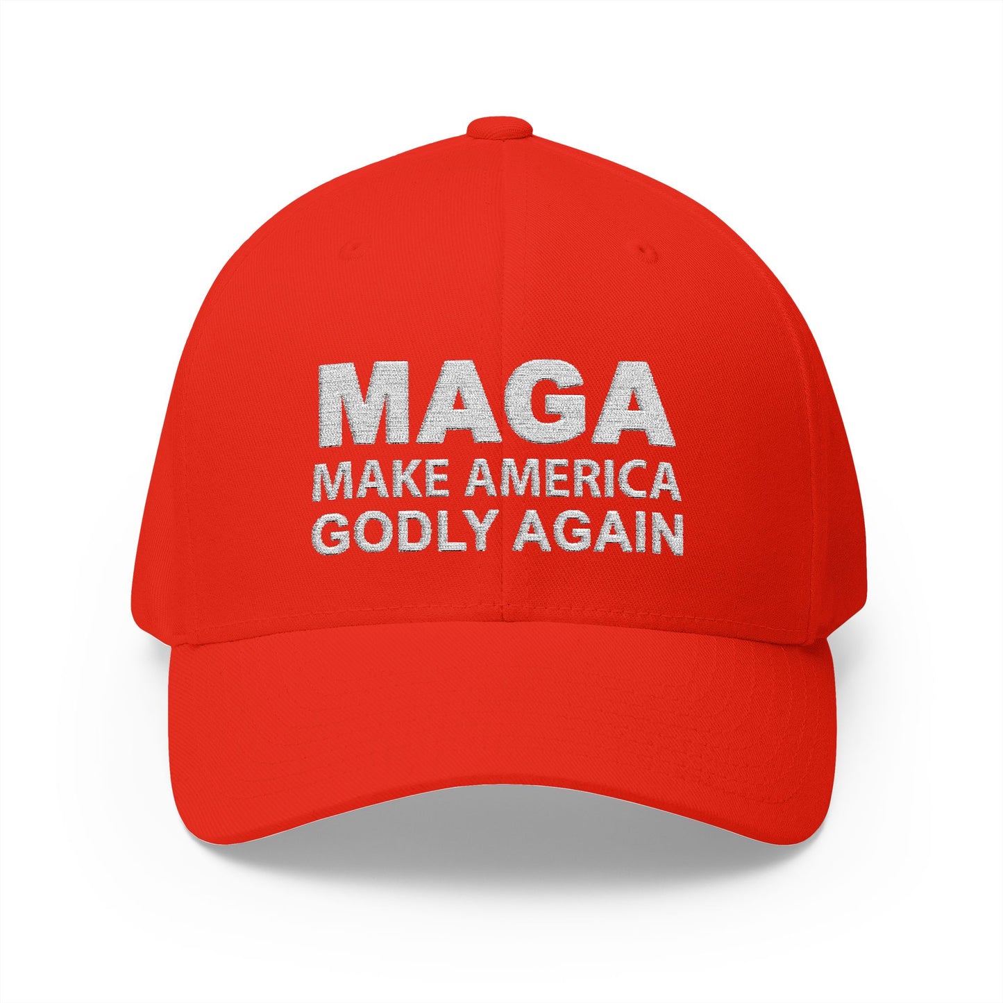 Embroidered Structured Cap - Make America Great Again Heart Cry Hat