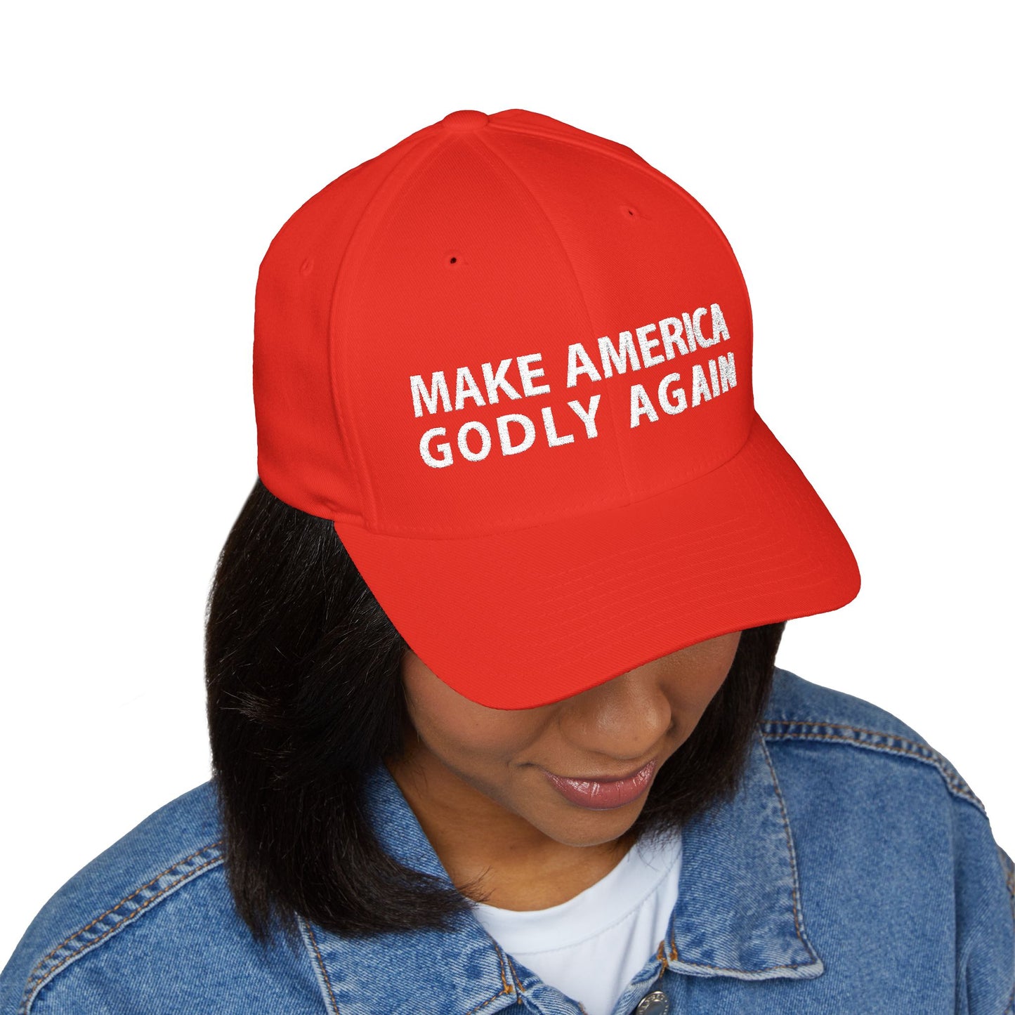 Embroidered MAGA Cap - Make America Great Again Heart Cry Hat